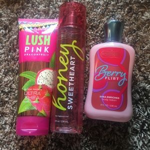 Body spray and lotion